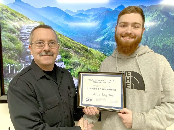 CCCTC January Student of the Month